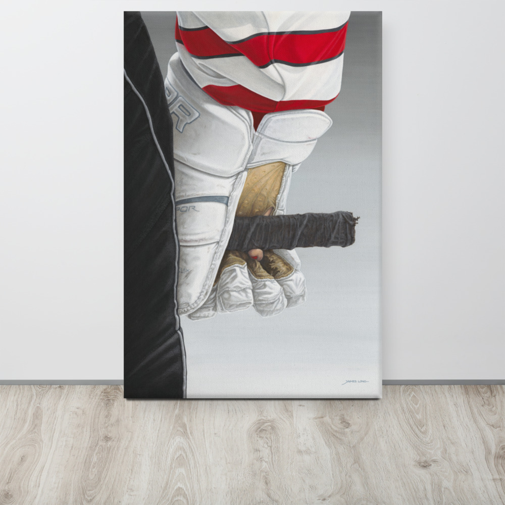 CANVAS  HKY GRL: Silky Mitts Canvas