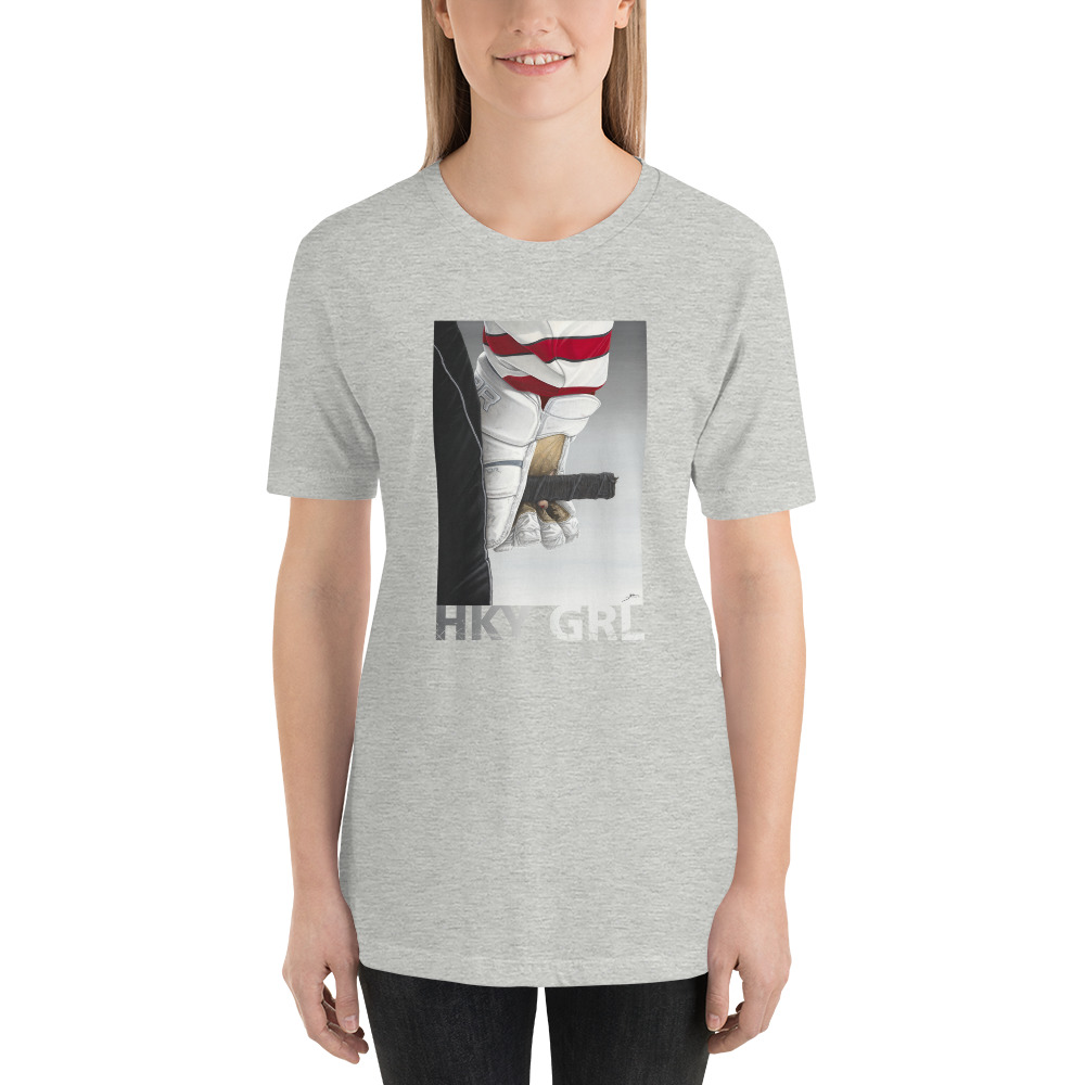 HKY GRL: Silky Mitts Unisex T-Shirt - Image 3
