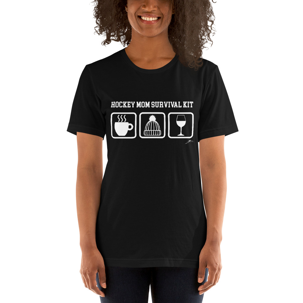 HOCKEY MOM SURVIVAL KIT  Unisex T-Shirt