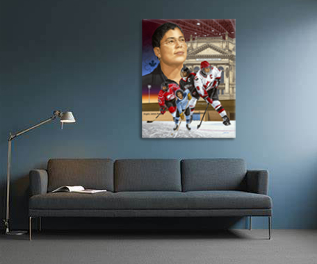 ANGELA JAMES: 18"x24" Canvas