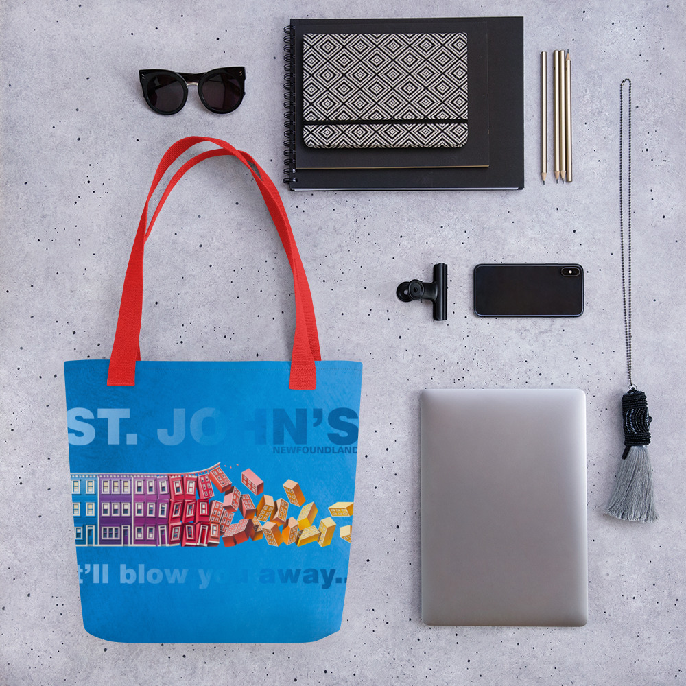ST. JOHN'S It'll blow you away (full colour) Tote bag - Image 6