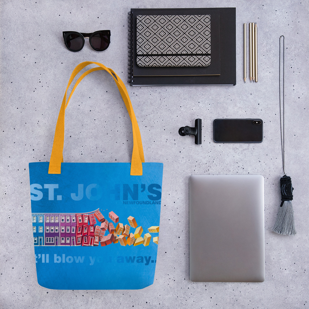 ST. JOHN'S It'll blow you away (full colour) Tote bag - Image 4