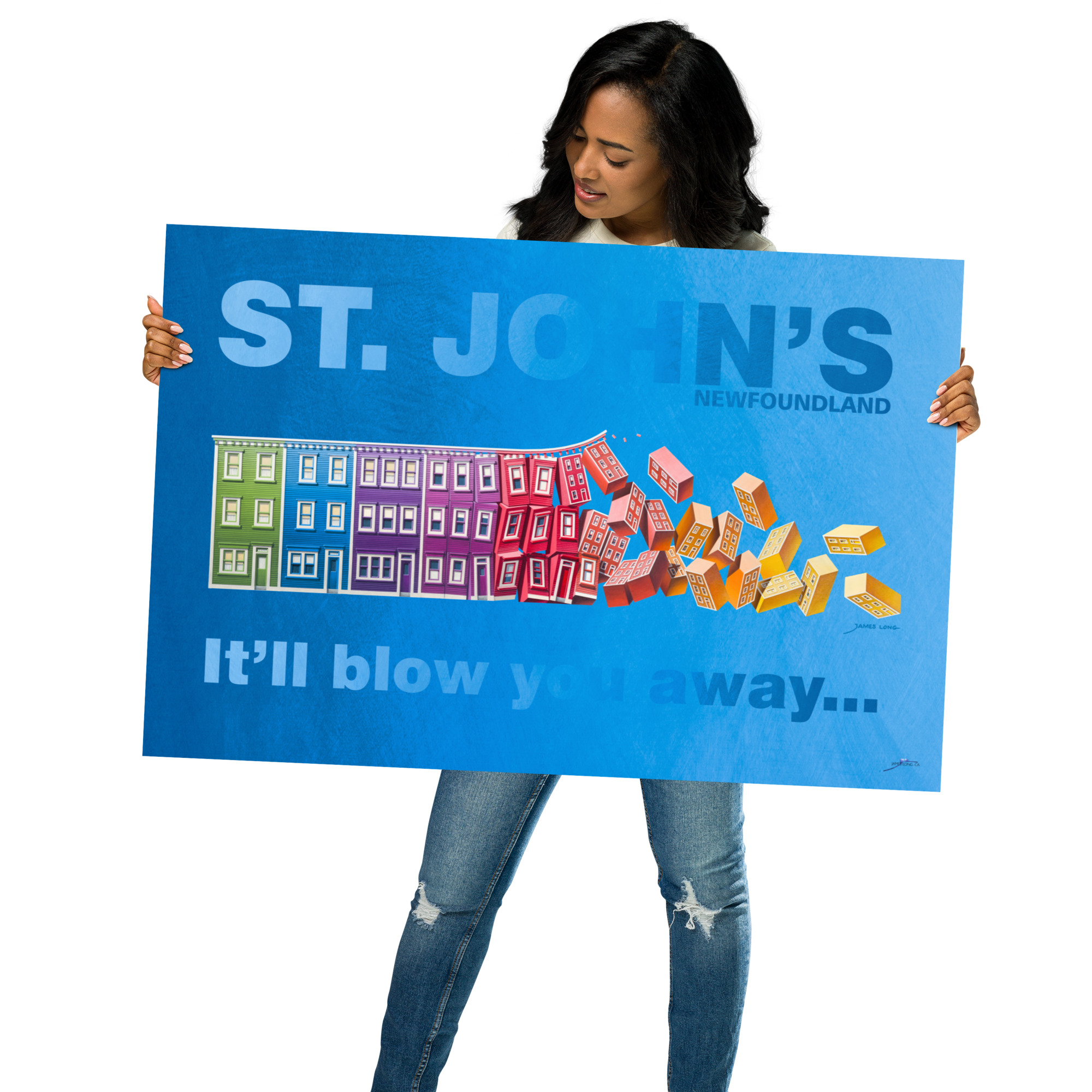 ST. JOHN'S  It'll blow you away... Poster