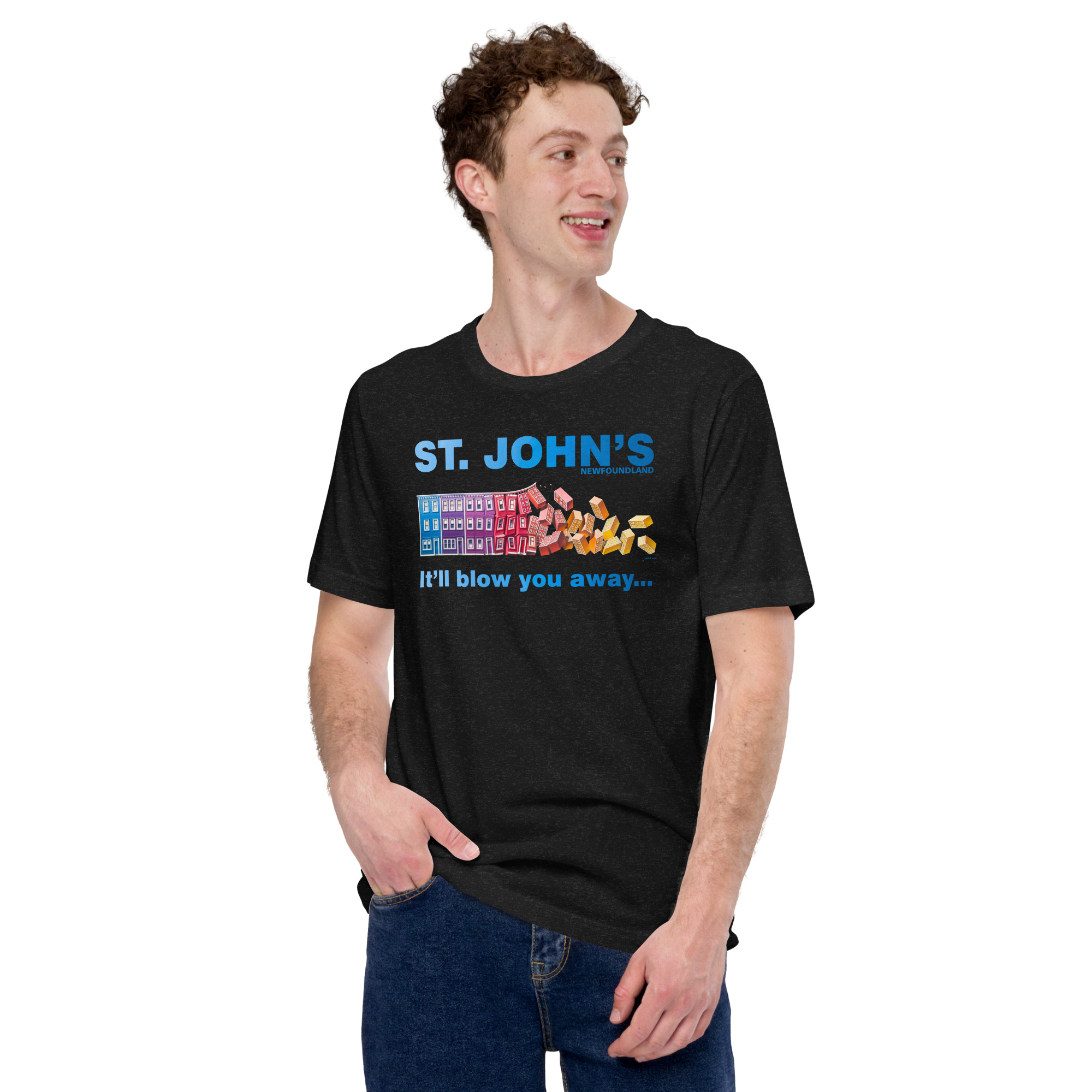 ST. JOHN'S  It'll blow you away... Unisex t-shirt
