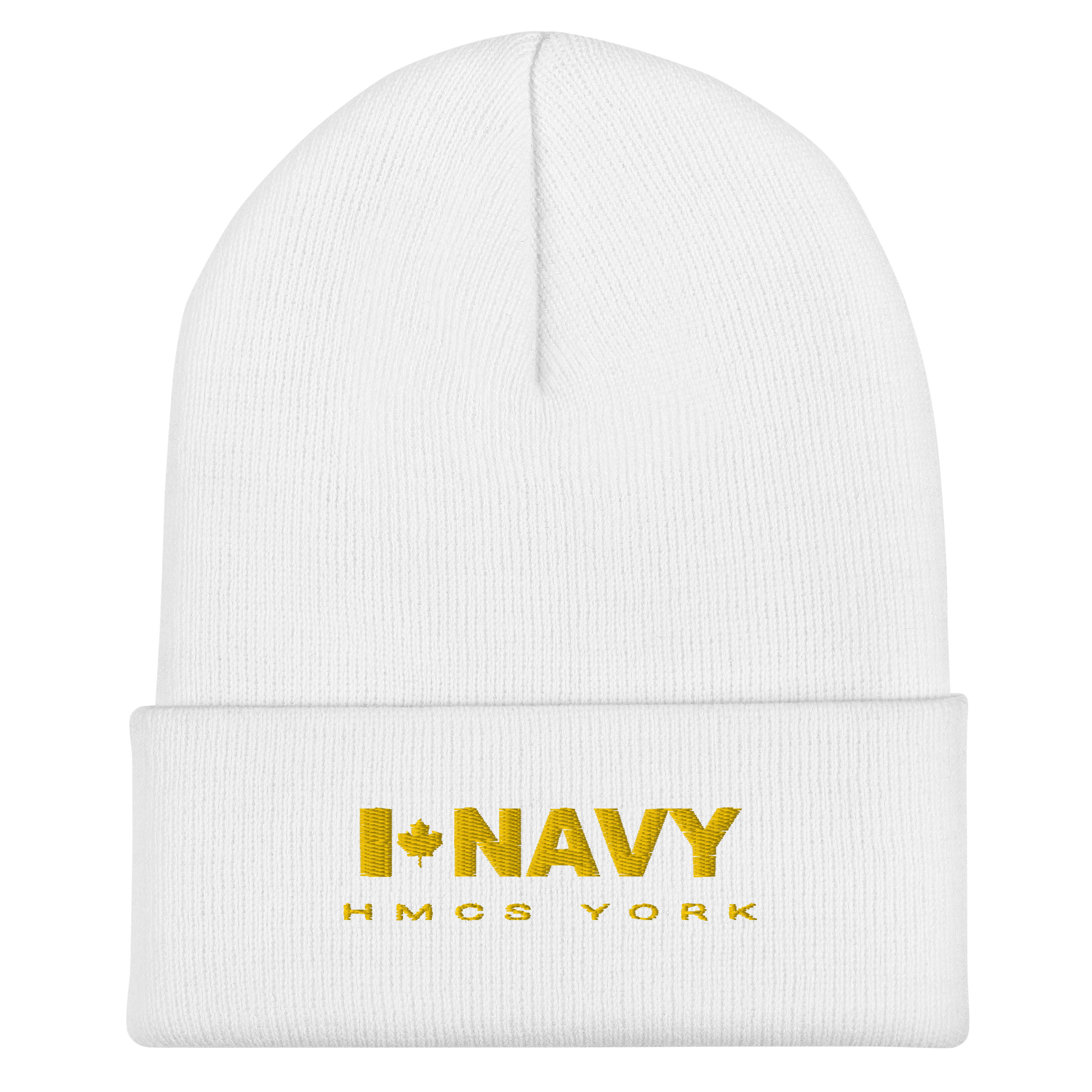 CDN NAVY HMCS YORK Cuffed Beanie (Gold Thread) - Image 8