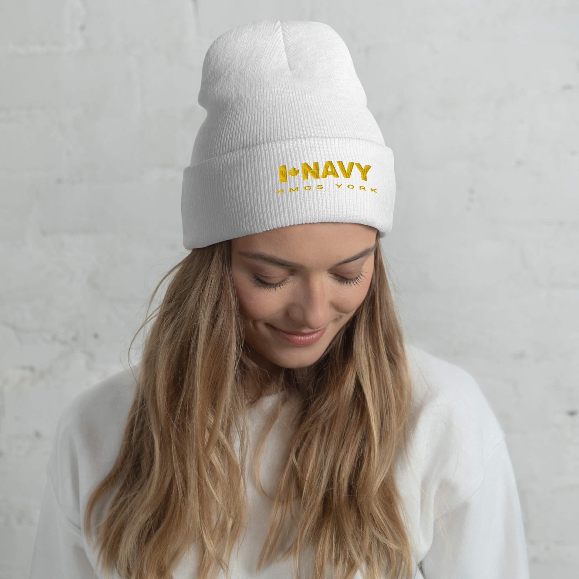 CDN NAVY HMCS YORK Cuffed Beanie (Gold Thread) - Image 9