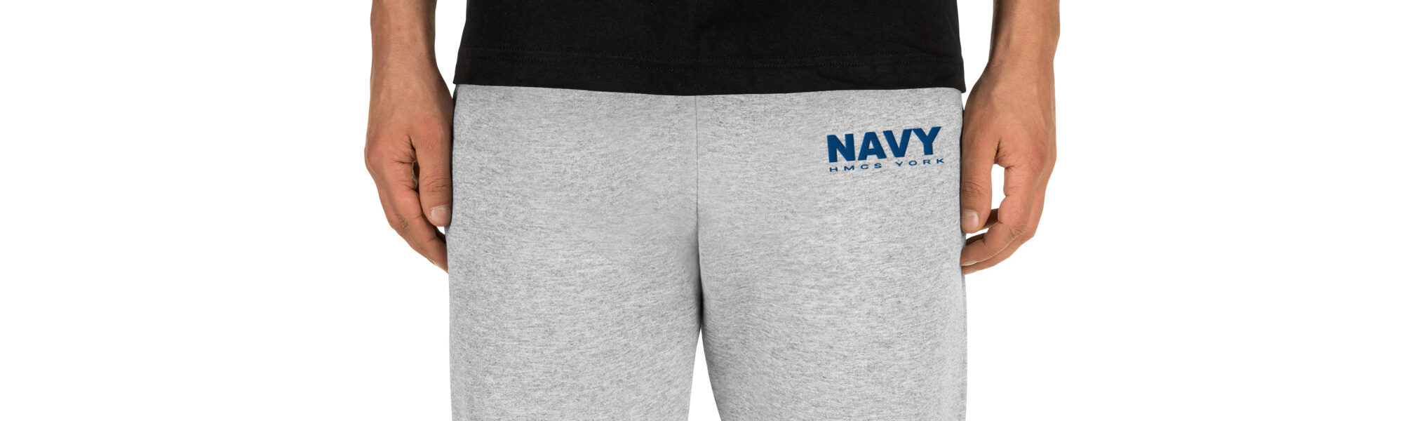 Embroidered NAVY HMCS YORK Unisex Joggers (Blue Thread)