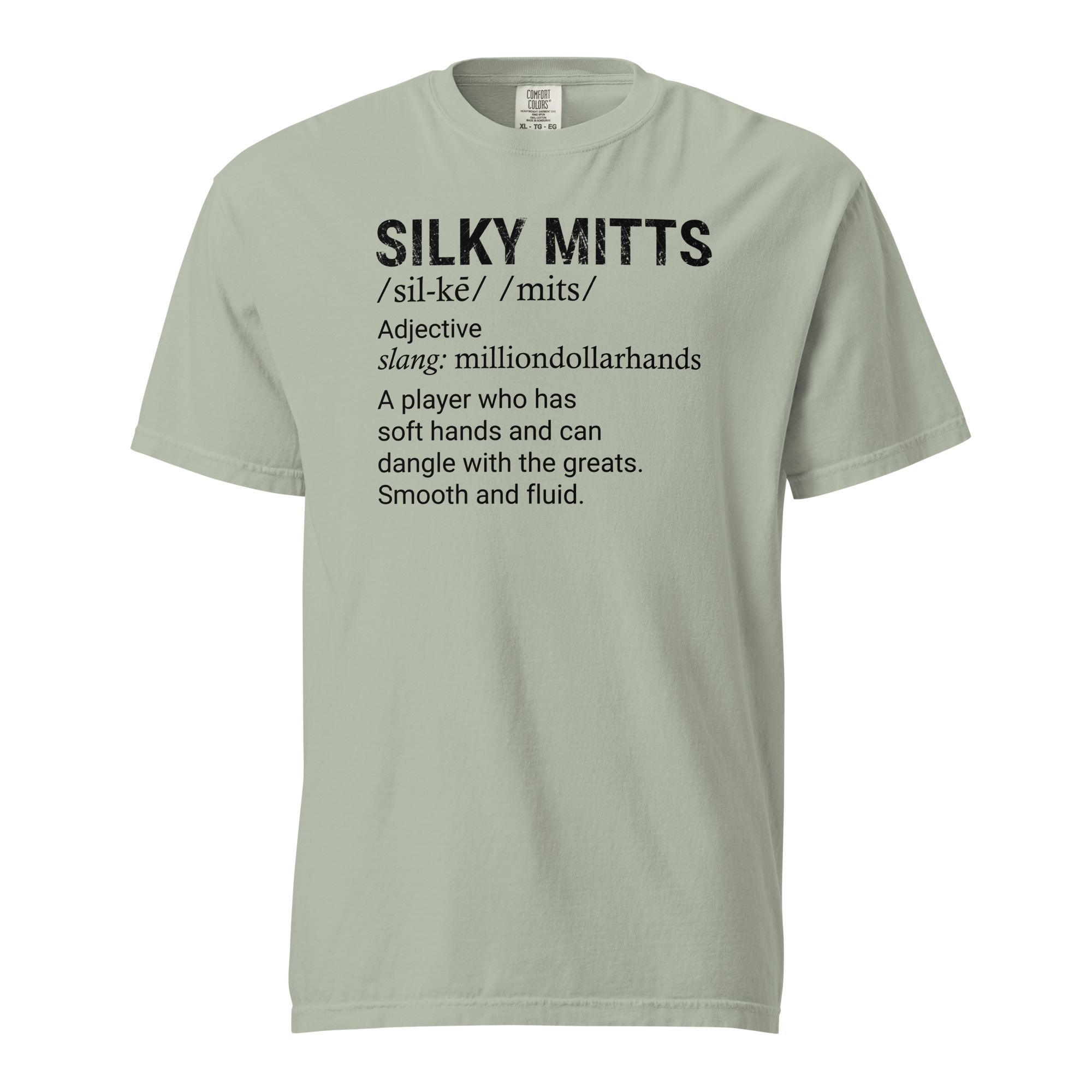 SILKY MITTS Unisex garment-dyed heavyweight t-shirt - Bay, L
