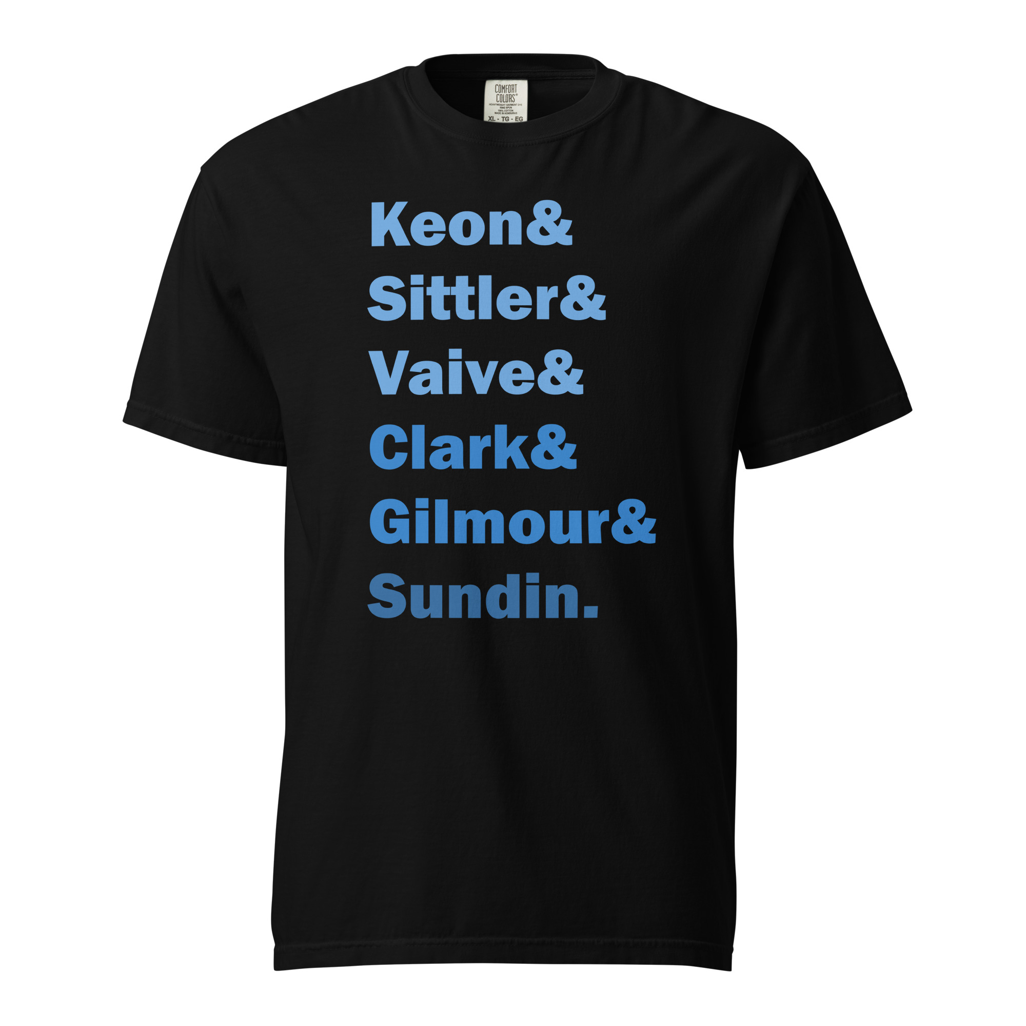 KEON&SITTLER&VAIVE&CLARK&GILMOUR&SUNDIN  Unisex garment-dyed heavyweight t-shirt