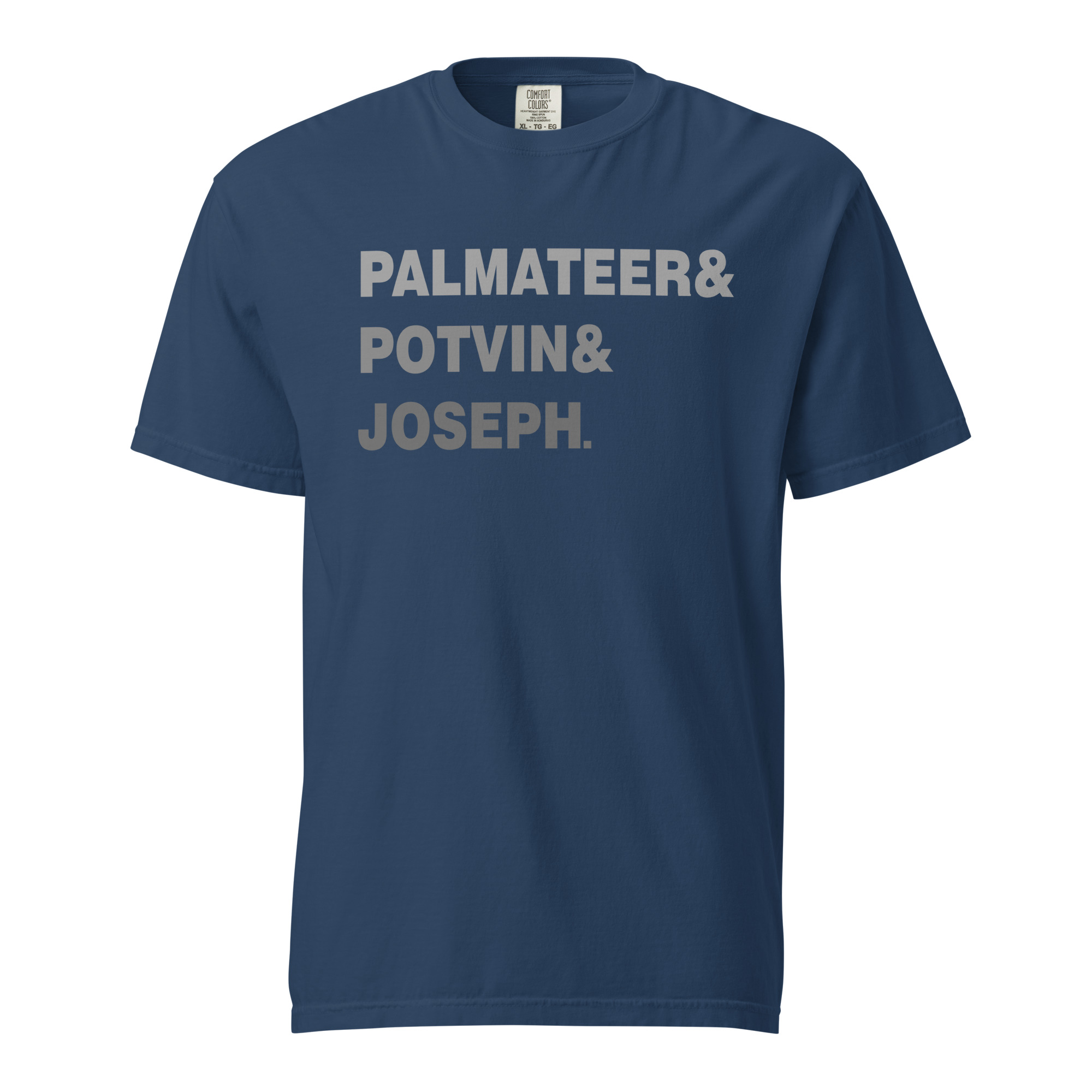 PALMATEER&POTVIN&JOSEPH (Grey Edition) Unisex garment-dyed heavyweight t-shirt - Image 2
