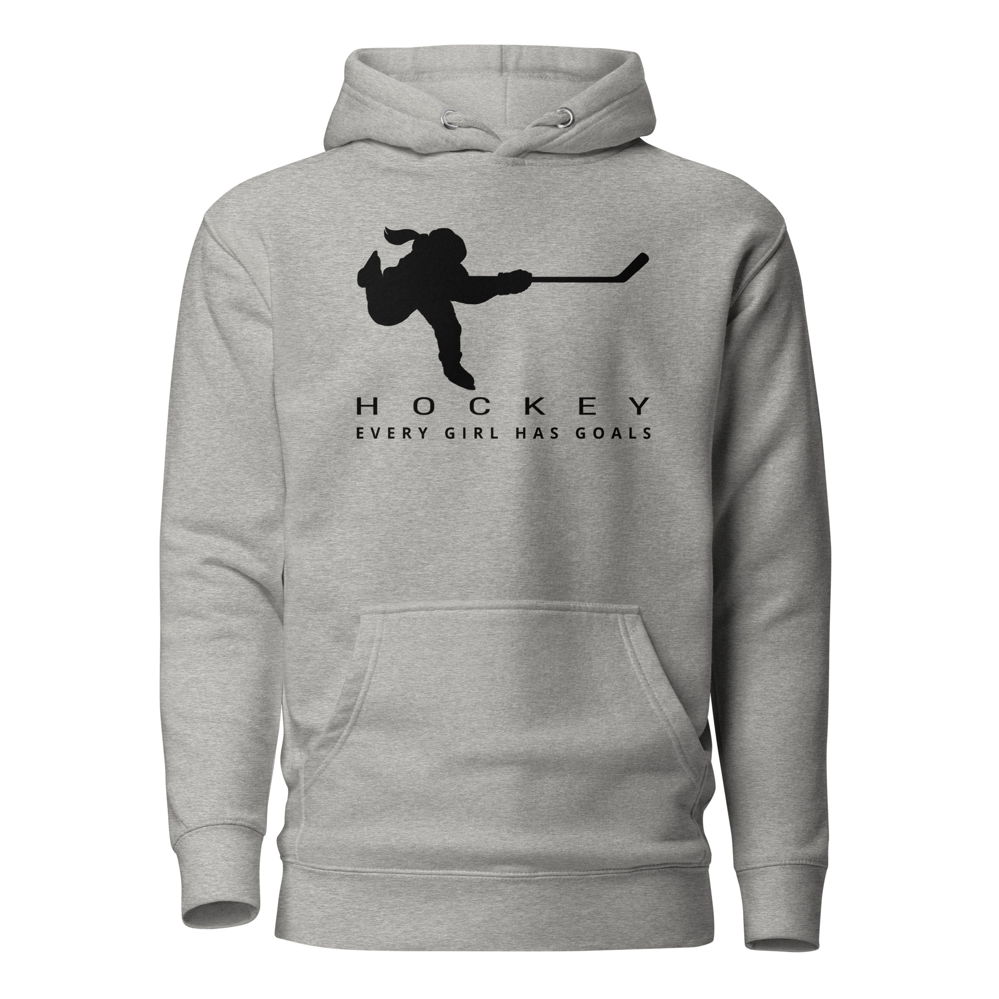 HOCKEY Every Girl Has Goals (Black Edition) Unisex Hoodie - Image 8