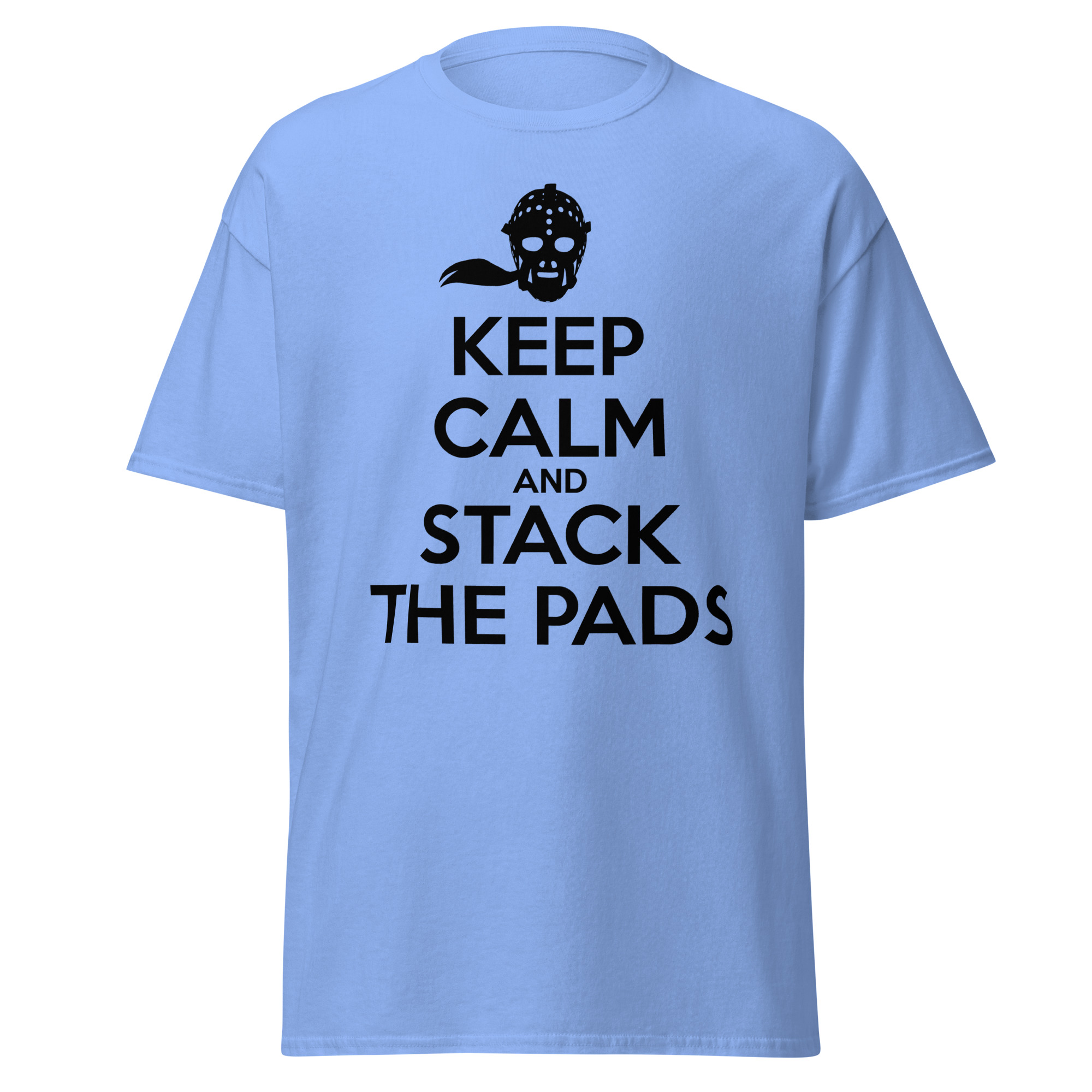 KEEP CALM AND STACK THE PADS (Female Hockey) Unisex classic tee