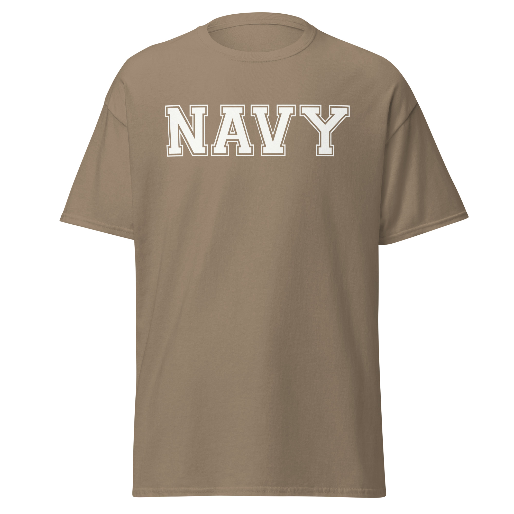 NAVY (varsity white) Unisex classic tee - Image 9