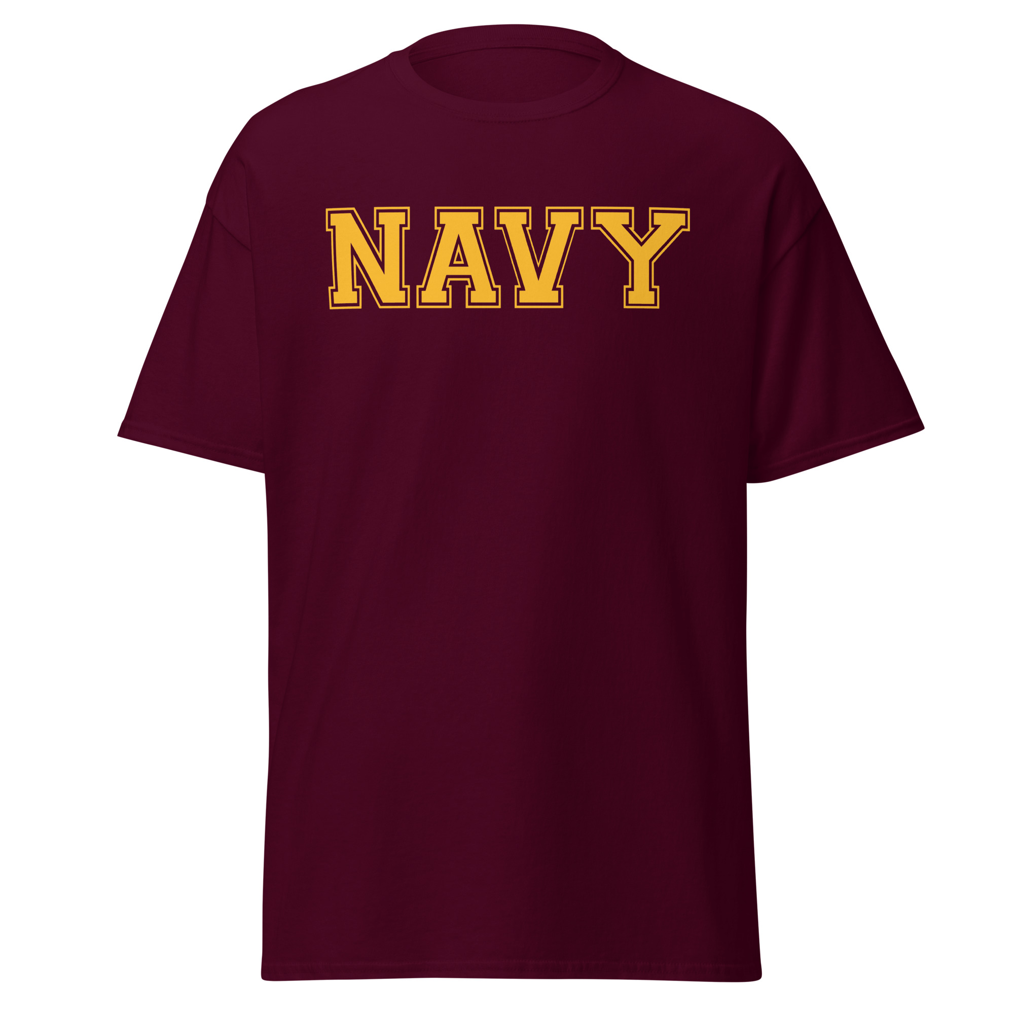 NAVY (varsity yellow) Unisex classic tee
