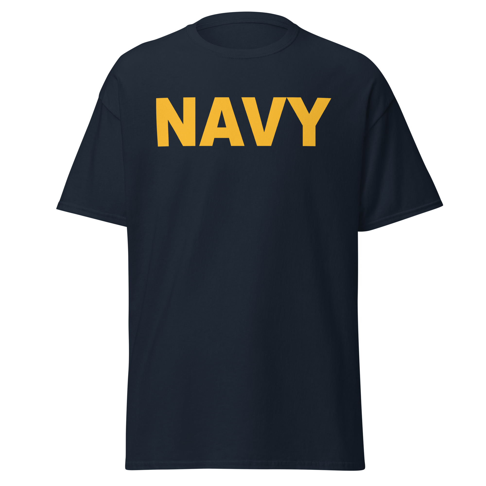 NAVY (Yellow) Unisex classic tee