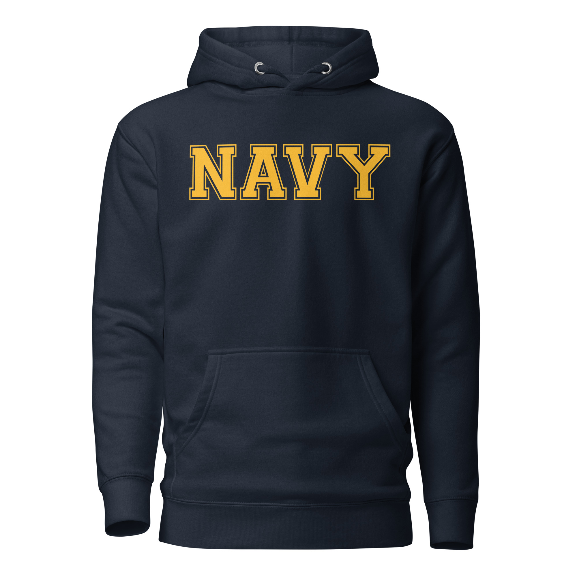 NAVY (varsity yellow) Unisex Hoodie