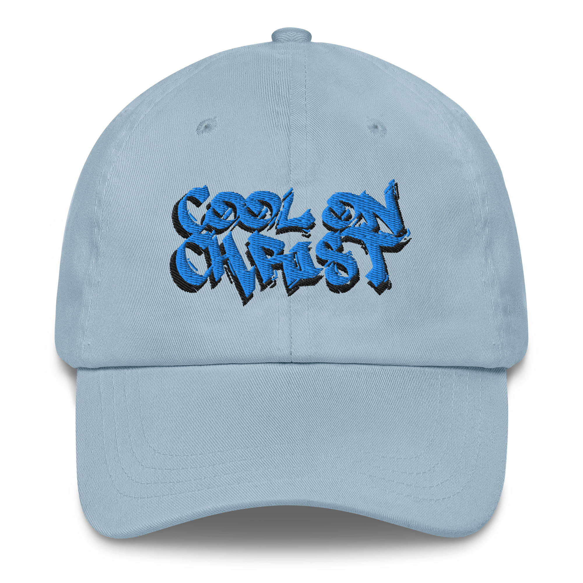 Cool On Christ Grafitti with Shadow Dad hat - Light Blue