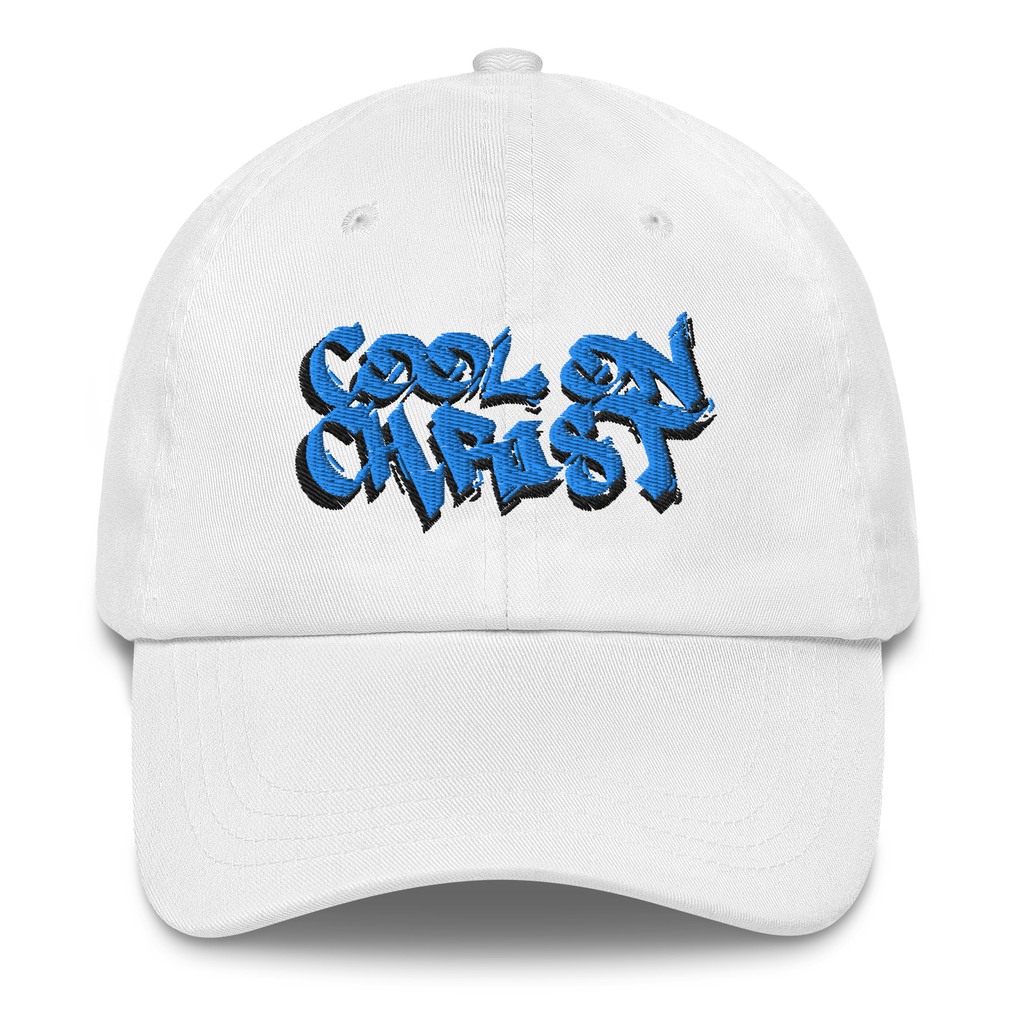 Cool On Christ Grafitti with Shadow Dad hat - White