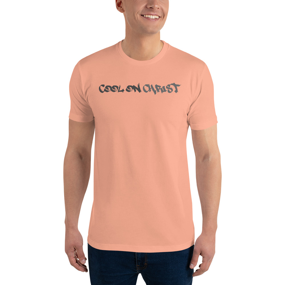 Cool On Christ Grafitti Fitted Short Sleeve T-shirt - Image 4