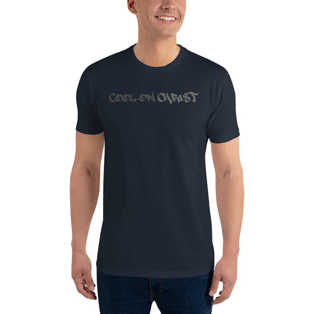 Cool On Christ Grafitti Fitted Short Sleeve T-shirt - Image 2