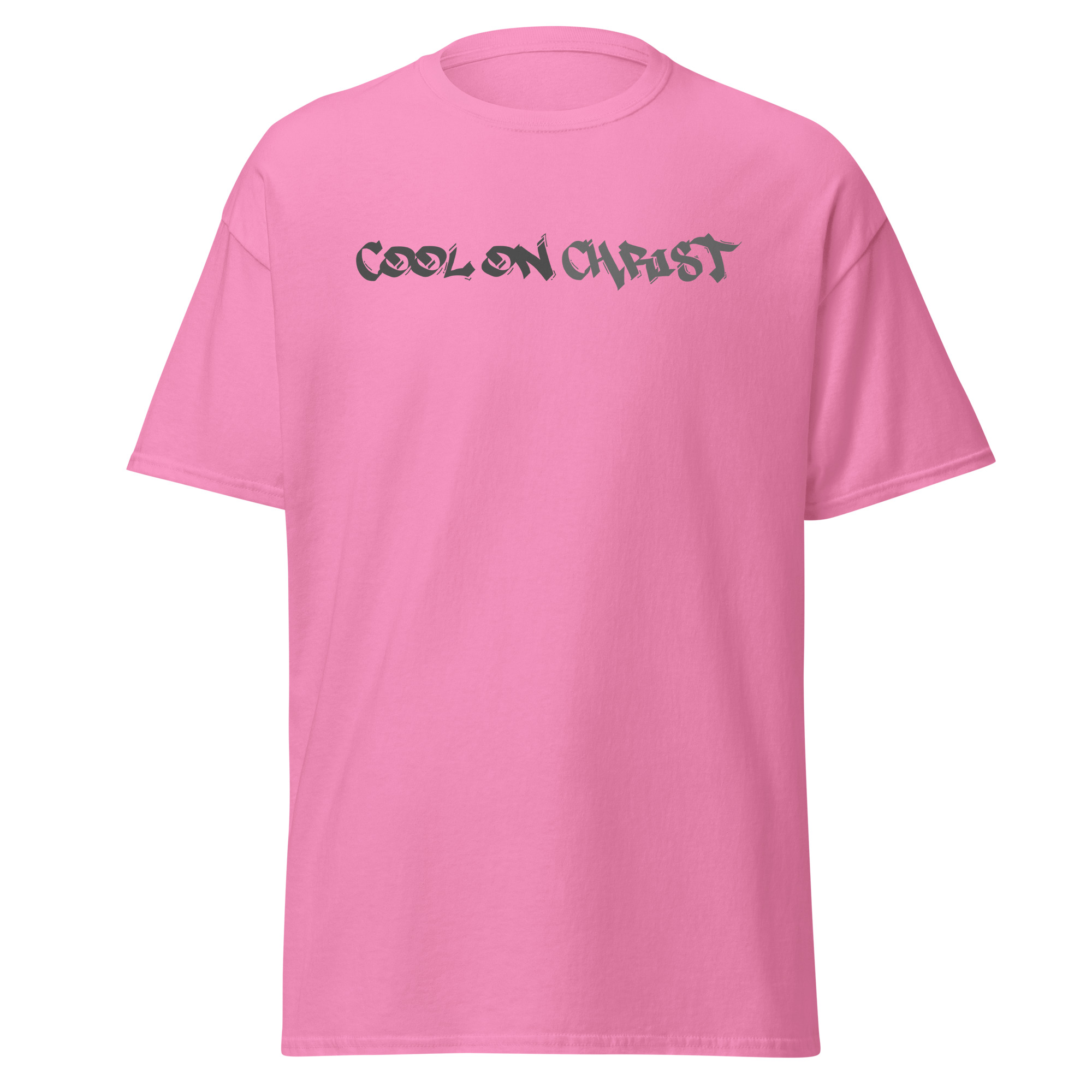 COOL ON CHRIST Grafitti Grey Unisex Gildan classic tee - Image 8