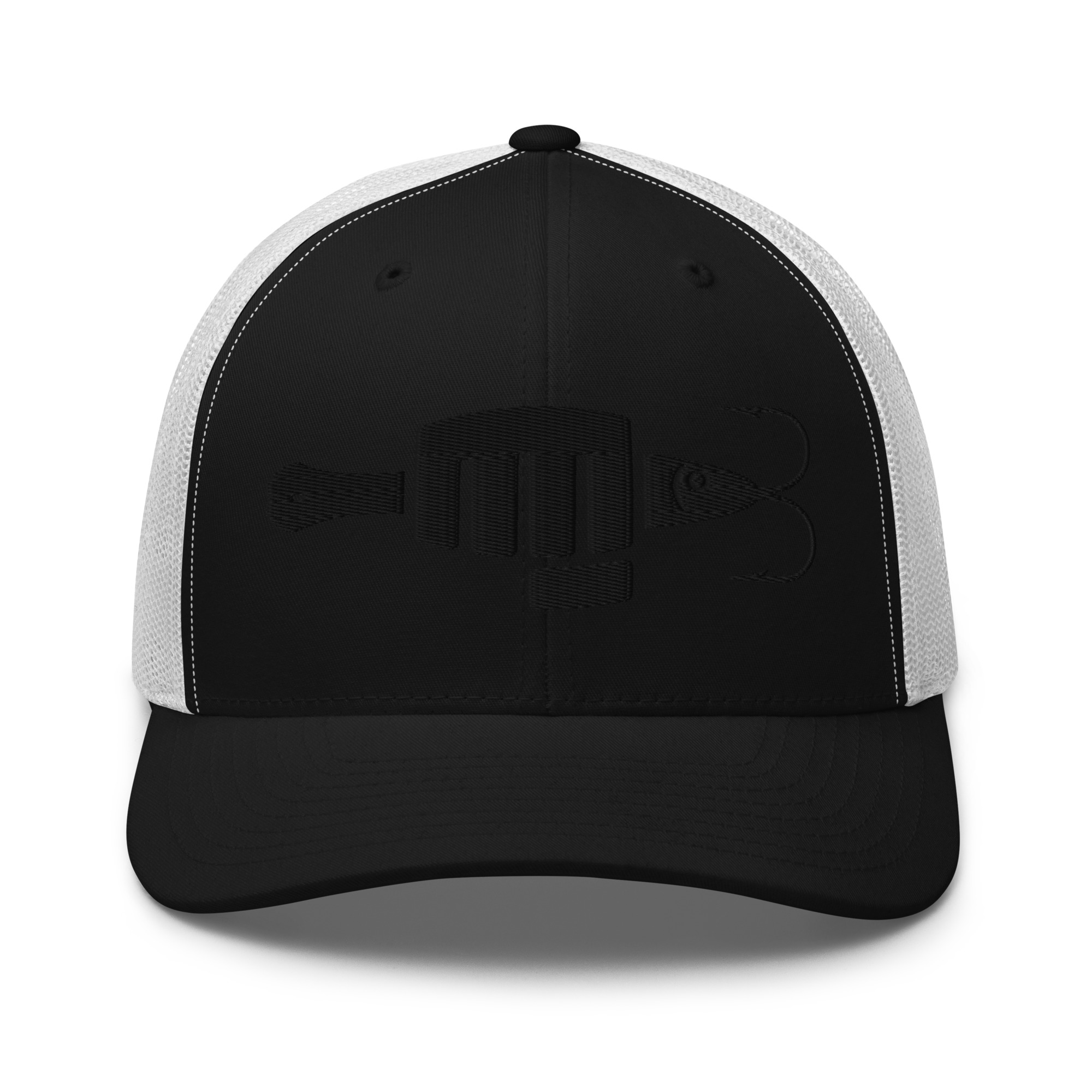 FIST PUNCH & JIGGER (Stylized Black) Trucker Cap - Image 5