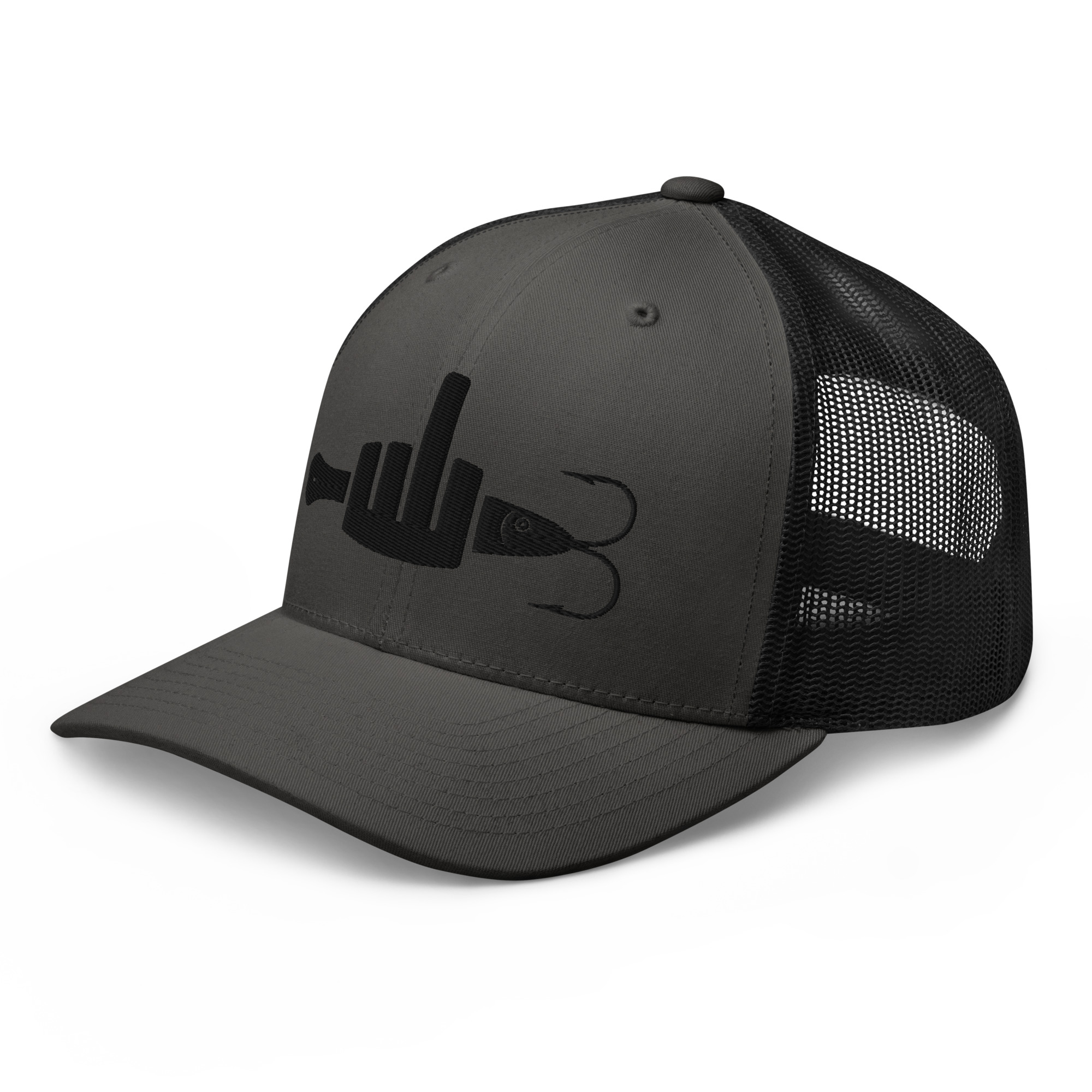 FINGER & JIGGER (Stylized Black) Trucker Cap - Image 16