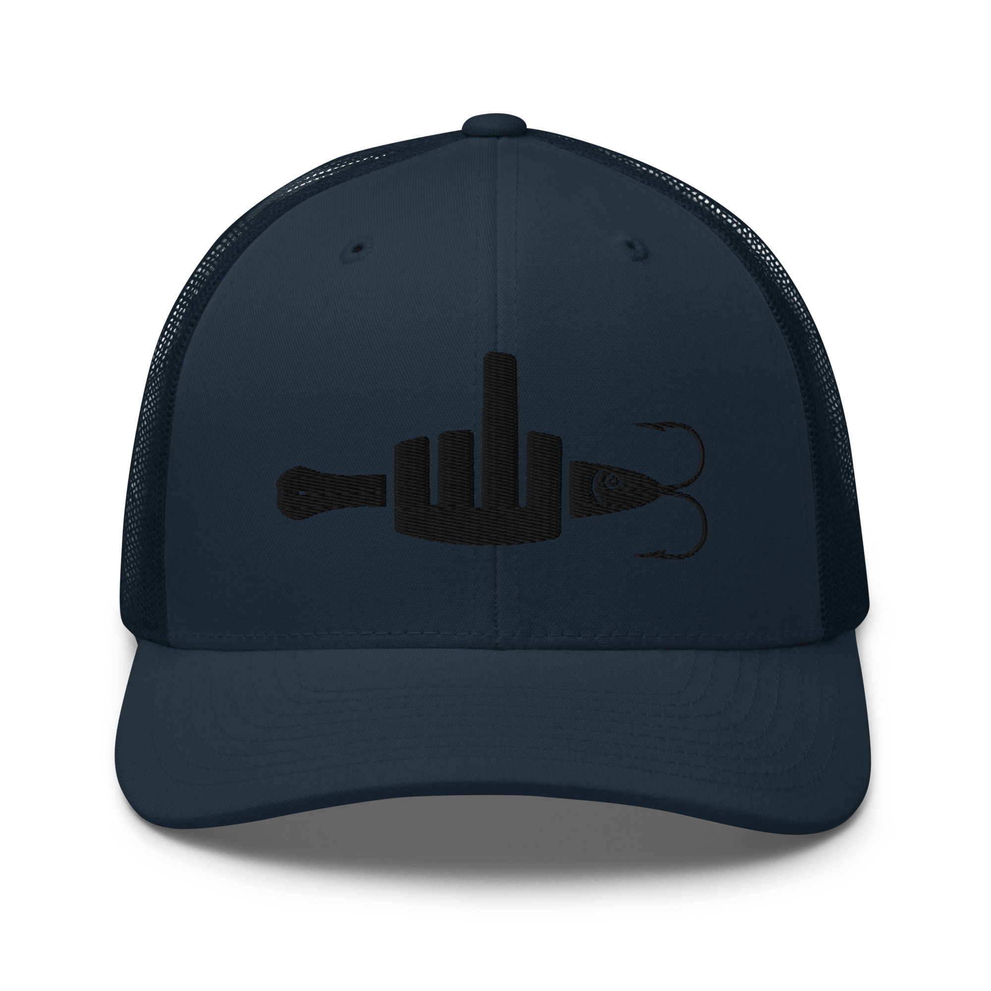 FINGER & JIGGER (Stylized Black) Trucker Cap - Image 8