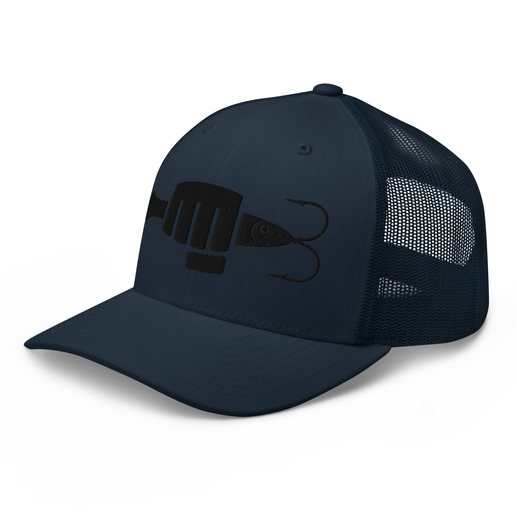 FIST PUNCH & JIGGER (Stylized Black) Trucker Cap - Image 10