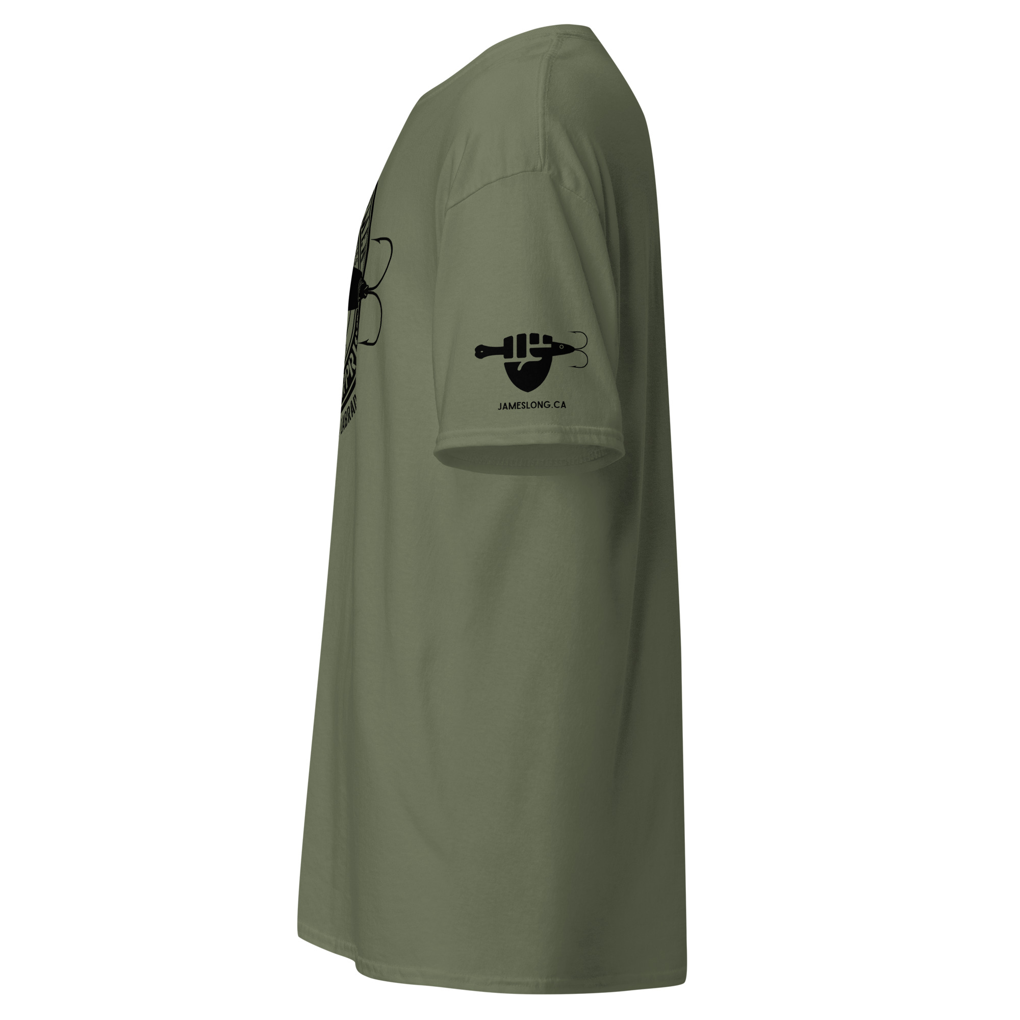 SUPPORT LOCAL FISHERIES: STRENGTH IN UNITY; FREE FISHERMEN FREE ENTERPRISE Newfoundland & Labrador (Black Logo) Unisex classic tee - Image 7