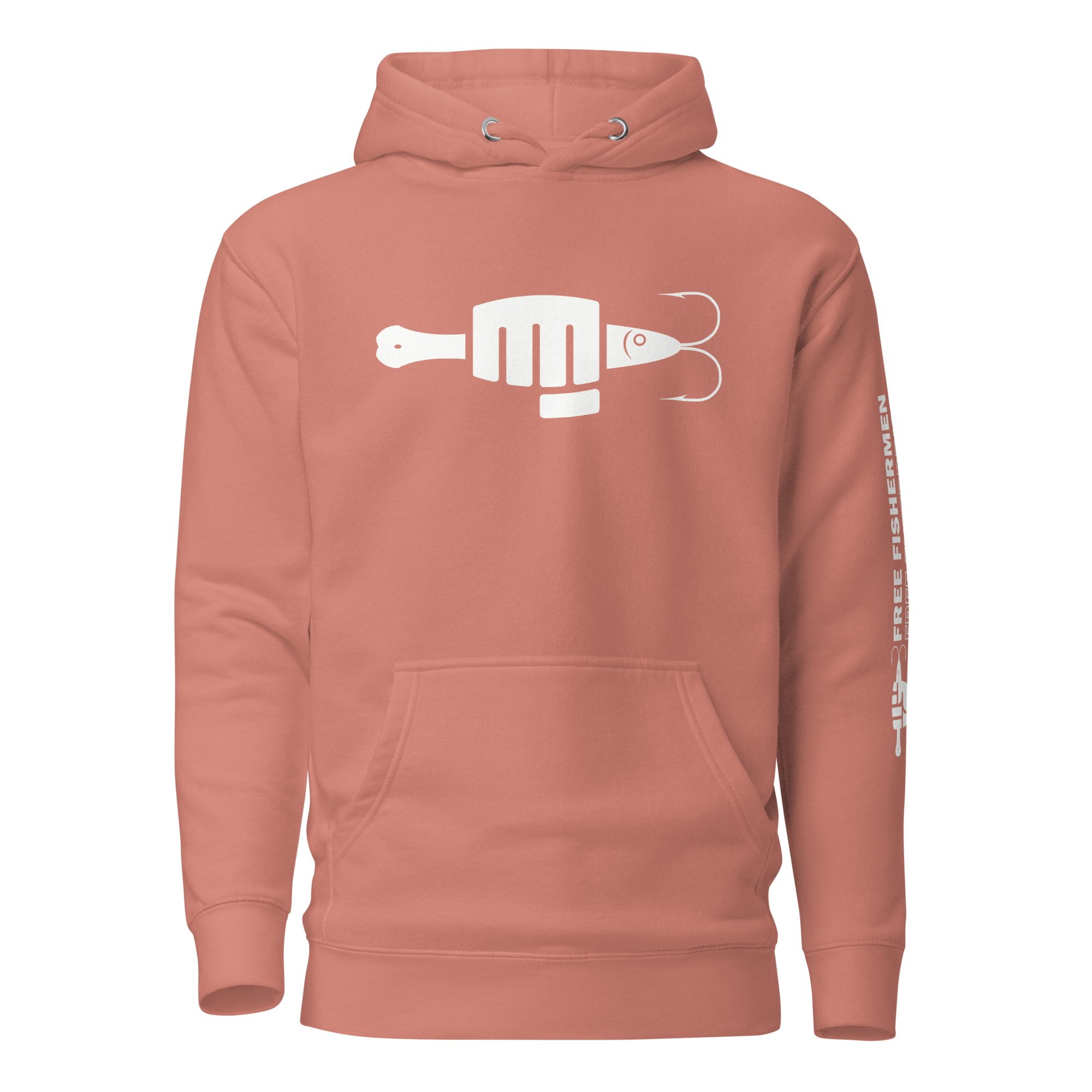 FIST PUNCH & JIGGER: Stylized White (STRENGTH IN UNITY Logo on back) Unisex Hoodie - Image 11