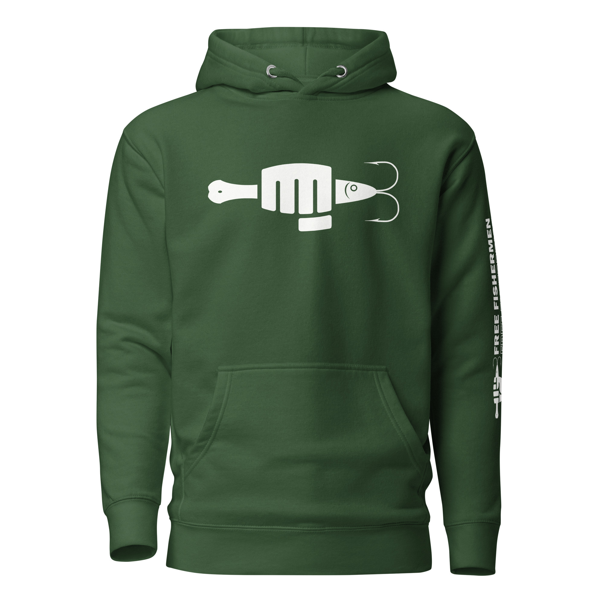 FIST PUNCH & JIGGER: Stylized White (STRENGTH IN UNITY Logo on back) Unisex Hoodie - Image 9